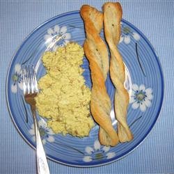 Creamy Curried Scrambled Eggs