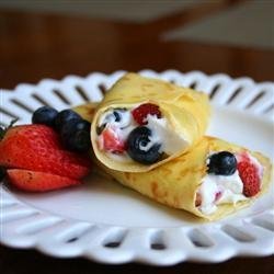 Cheesecake Crepe Roll-Ups