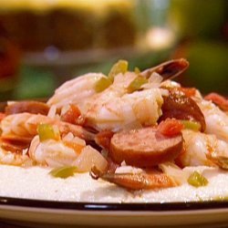 Shrimp and Grits With Kielbasa