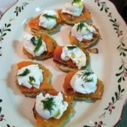 Smoked Salmon Dill Eggs Benedict