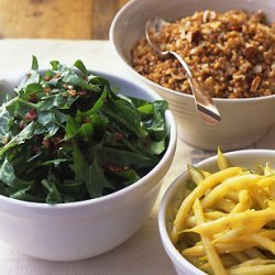 Dandelion Salad with Warm Bacon Dressing