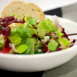 Arugula, Endive, and Radicchio Salad