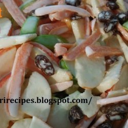 Apple and Raisin Slaw