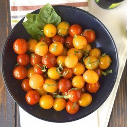 Warm Cherry Tomato Salad