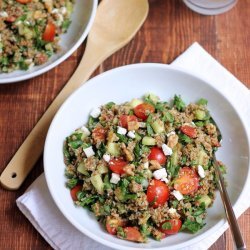 Bulgur Salad with Cucumber and Tomato