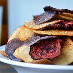 Red, White, and Blue Potato and Beet Chips