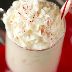 Candy Cane Hot White Chocolate