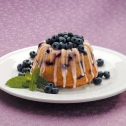 Mini Blueberry Bundt Cakes