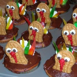 Thanksgiving Turkey Cupcakes