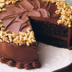 Double Layered Fudge Cake