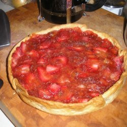 Strawberry-rhubarb Tart