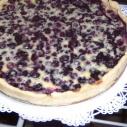 Tart Lemon Blueberry Custard Tart