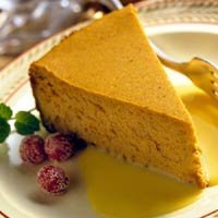 Gingersnap Crusted Pumpkin Cheesecake