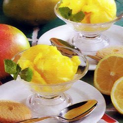 Mango Lemon Sorbet