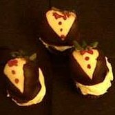 Strawberry Tuxedo Cupcakes