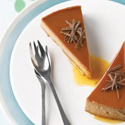 Chocolate-orange Cream Cheese Flan