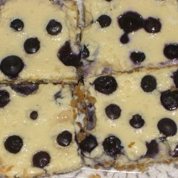 Coconut Blueberry Cheesecake Bars