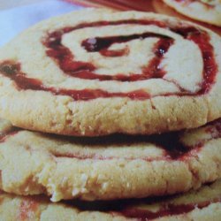 Peanut Butter  Raspberry Pinwheels