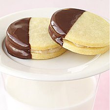 Butter Cookie Sandwiches With Chestnut Cream