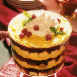 Cran-raspberry Hazelnut Trifle