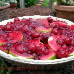 Pear And Wild Berry Tart