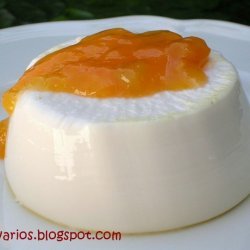 Light Orange Panna Cotta