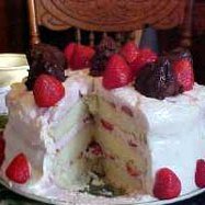 Spectacular Strawberry Mousse Cake