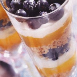 Blueberry Lemon Shortbread Parfait