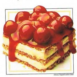 Cherry-topped Icebox Cake