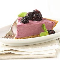 Black Raspberry Cream Pie