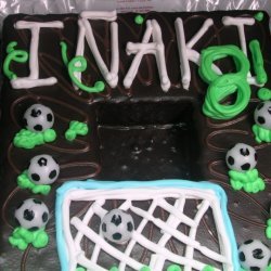 Soccer Chocolate Cake