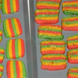 Rainbow Butter Cookies