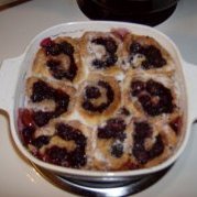 Pinwheel Blackberry Cobbler