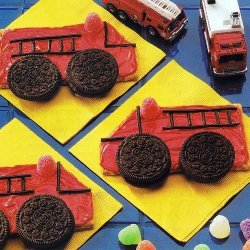 Fire Truck Cookies  No Baking