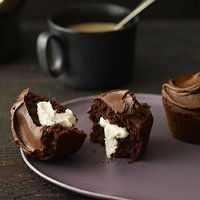 Coconut-cream-filled Chocolate Cupcakes