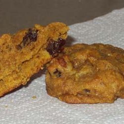 Oatmeal Pumpkin Raisin Cookies