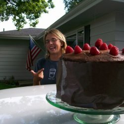 Triple Layer Chocolate Mousse Cake