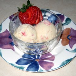 Strawberry Mascarpone Ice Cream