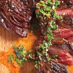 Skirt Steak with Chimichurri Sauce