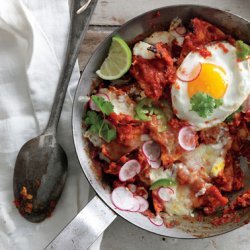 Chilaquiles with Fried Eggs