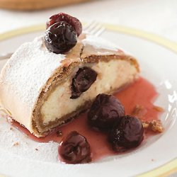 Ricotta and Cherry Strudel