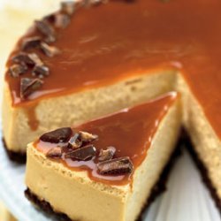 Toffee Crunch Caramel Cheesecake