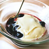 Tinks - Cherries Poached In Red Wine With Mascarpo...