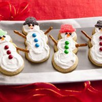 Sugar Cookie Snowmen