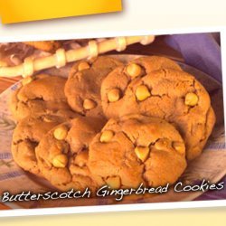 Butterscotch Gingerbread Cookies