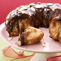 Easy Chocolate-almond Bubble Bread