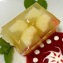 Terrine De Fruits En Gele Coulis De Framboises