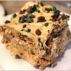 Peppermint Crisp Fridge Tart