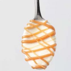 Caramel-drizzled Spoons