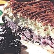 Vanilla And Boysenberry Ice Cream Cake